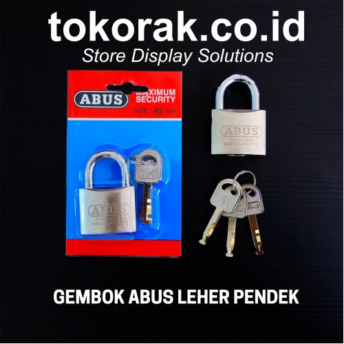 GEMBOK ABUS LEHER PENDEK